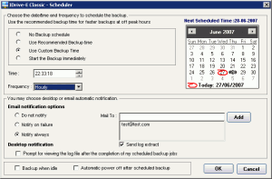 IDrive-Schedule