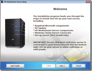 Server Installation Dialog