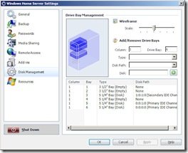 WHS Disk Management