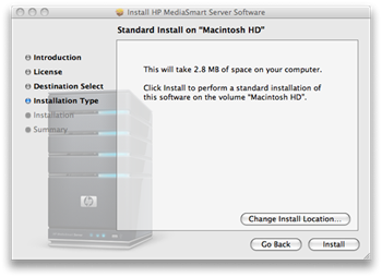 HP Software on Macintosh