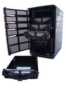 HP Mediasmart EX495 front view caddy out