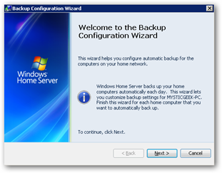 How-To Geek Backup Configeration Wizard