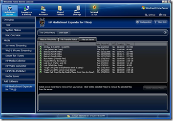 TiVo Files On Server