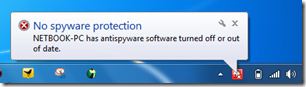 nospywareprotectionrednotification