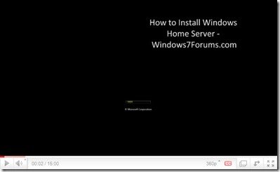 Windows7Forums How to Install WHS
