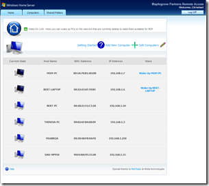 Magic WOL Web Interface