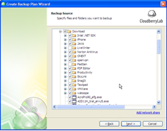 CloudBerry Backup for WHS 1.9 Intelligent Include Folder Functionality