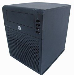 HP MicroServer - Side