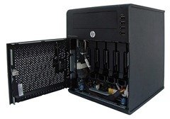 HP MicroServer - Side Open