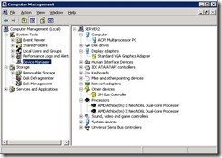 HP MicroServer - Device Manager