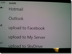 Windows Phone 7 for Vail Picture Upload