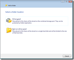 StableBit DrivePool Add a Folder 1