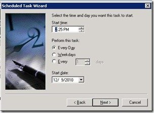 Scheduled Task Wizard