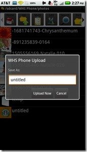 WHS Phone for Android 1.3 Beta Upload