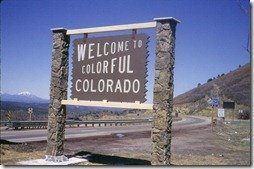 Welcome To Colorful Colorado Sign