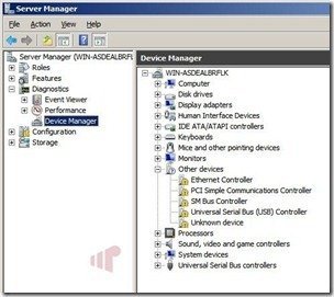 Intel Media Series Device Manager - Before