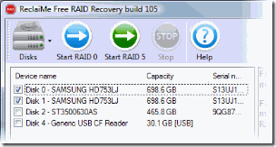 ReclaiMe Free RAID Recovery