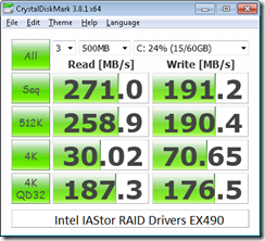 ex490 cdm with iastor drivers from intel for raid