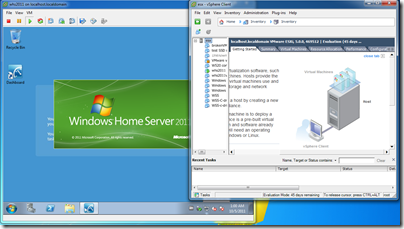 WHS 2011 in ESXi