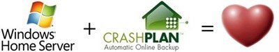 WHS and CrashPlan