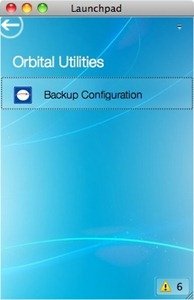Orbital Backup Configuration Launchpad