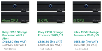 Riley Server Processor Units