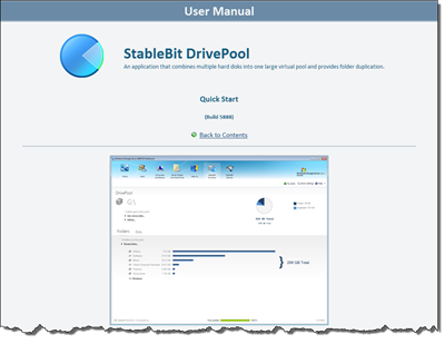 StableBit DrivePool User Manual