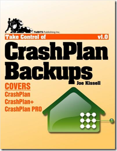 Joe Kissell CrashPlan Backups eBook Cover