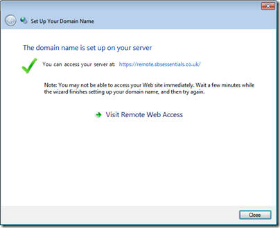 Manually Installing an SSL Certificate on SBS 2011 Essentials