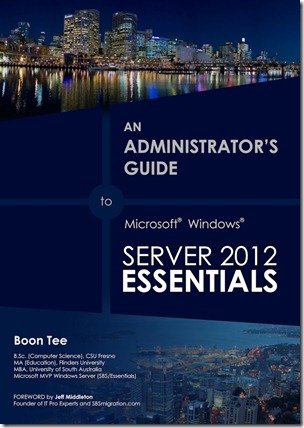 An Administrator’s Guide to Windows Server 2012 Essentials Cover