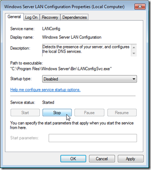 Stop DNS Requests Routing Through the WS2012e