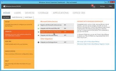 WS2012e R2 Dashboard