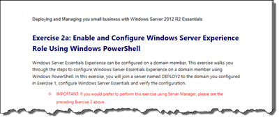 Deploying and Managing your small business with Windows Server 2012 R2 Essentials