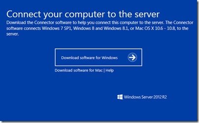 TechRepublic WS2012e R2 10 Cool New Features - Connect your Computer to the Server