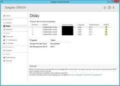 Seagate NAS - Monitoring - Disks