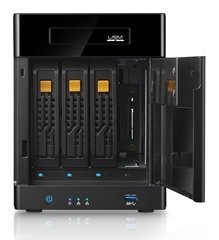 Seagate NAS - Door open