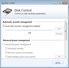 StableBit Scanner - Disk Control