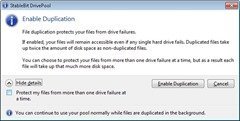 StableBit DrivePool - Duplication
