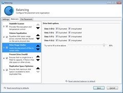 StableBit DrivePool - Balancing