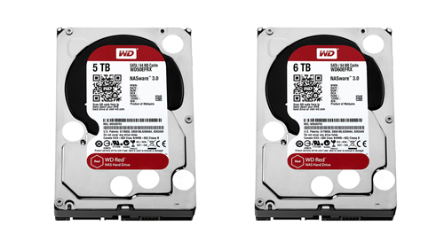 WD Red NAS 5TB and 6TB