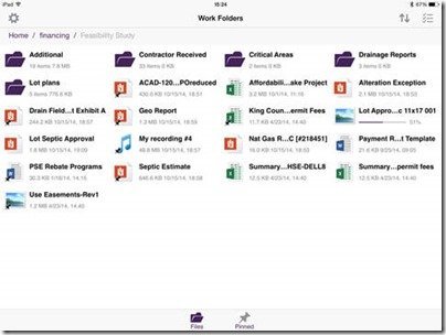iPad Word Folders File Structure