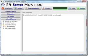 PA Server Monitor