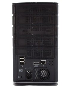 HP Mediasmart EX495 rear