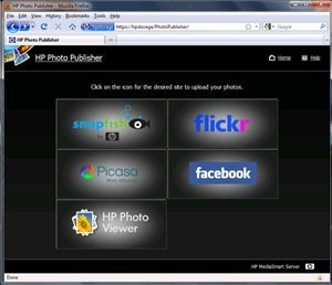 Photo Publisher options