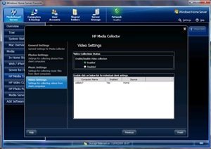 Media Collector video settings