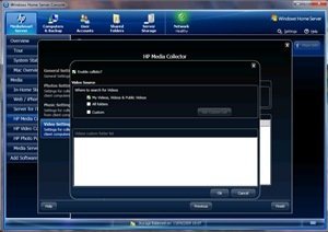 Media Collector video settings