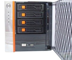 Lenovo D400 front with door open