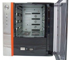 Lenovo D400 front disks removed