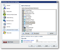 How-To Geek Advanced Admin Console