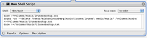 Mac backup Shell Script